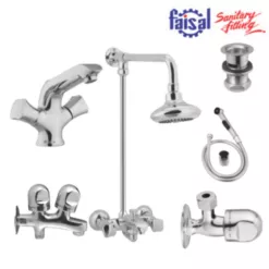 Faisal Sanitary Echo Series 6807 Bath Set Complete 8 pieces