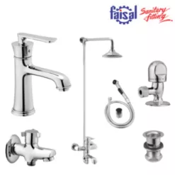 Faisal Sanitary Pride Series 7507 Bath Set Complete 8 pieces