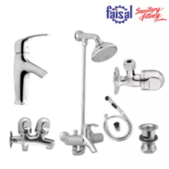 Faisal Sanitary Solar Series 3807 Bath Set Complete 8 pieces
