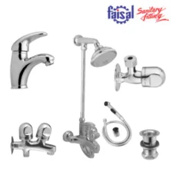 Faisal Sanitary Venus Series 2807 Bath Set Complete 8 pieces