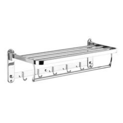 Stainless steel foldable towel rack