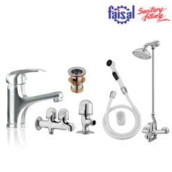 Faisal Sanitary Indus Series 2707 Bath Set Complete 8 pieces