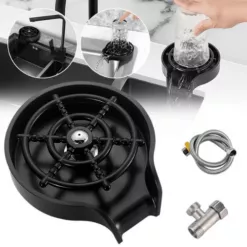 High Pressure Glass Rinser for Kitchen Sink and Countertop