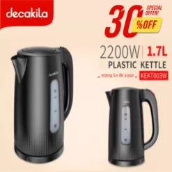 Decakila Plastic Kettle - KEKT003W