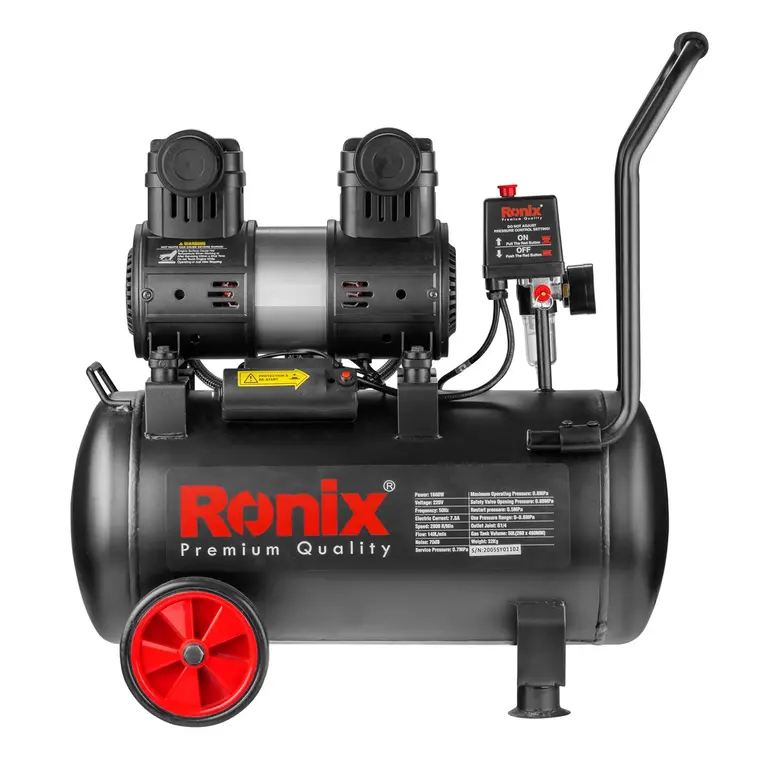 Ronix - Silent Air Compressor 50L- 1680W - RC-5012