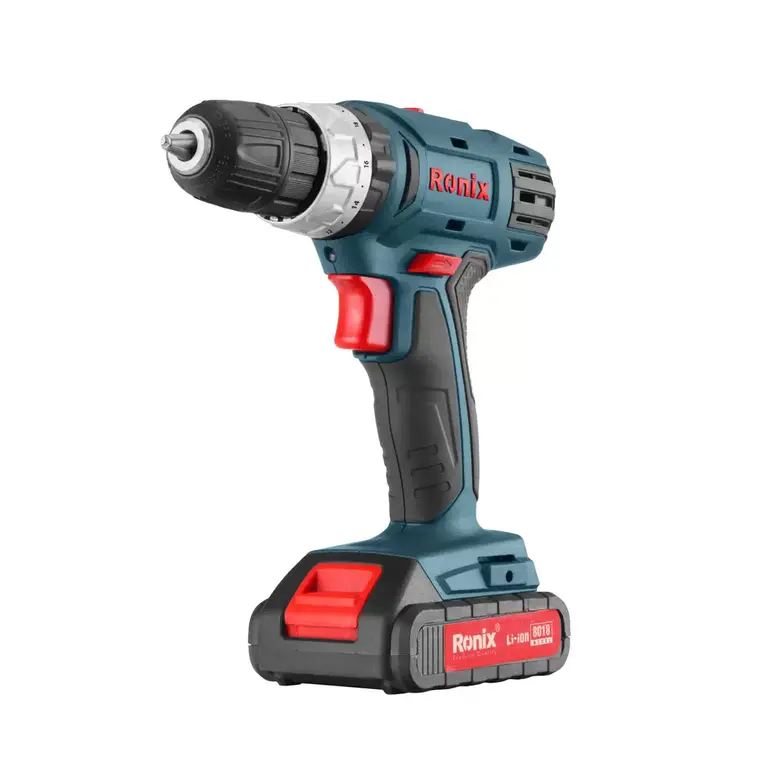 Ronix - Cordless screwdriver/Cordless Drill Driver, 18V, 30N.M-Mega Series - 8018