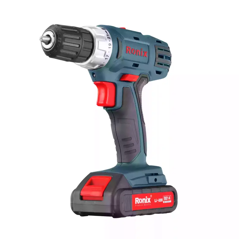 Ronix - Cordless screwdriver/Cordless Impact Drill, 14.4V, Li-ion - 8014
