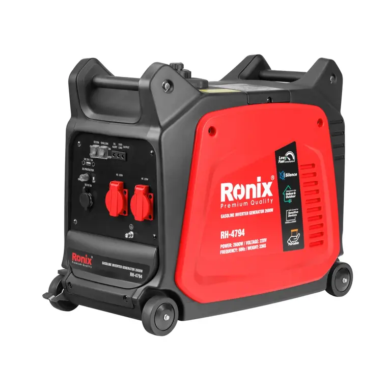 Ronix - Gasoline Inverter Generator 2.6Kw-7.5L - RH-4794