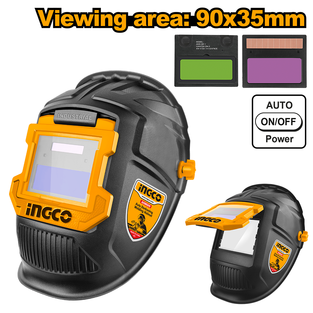 Auto-darkening welding helmet AHM009