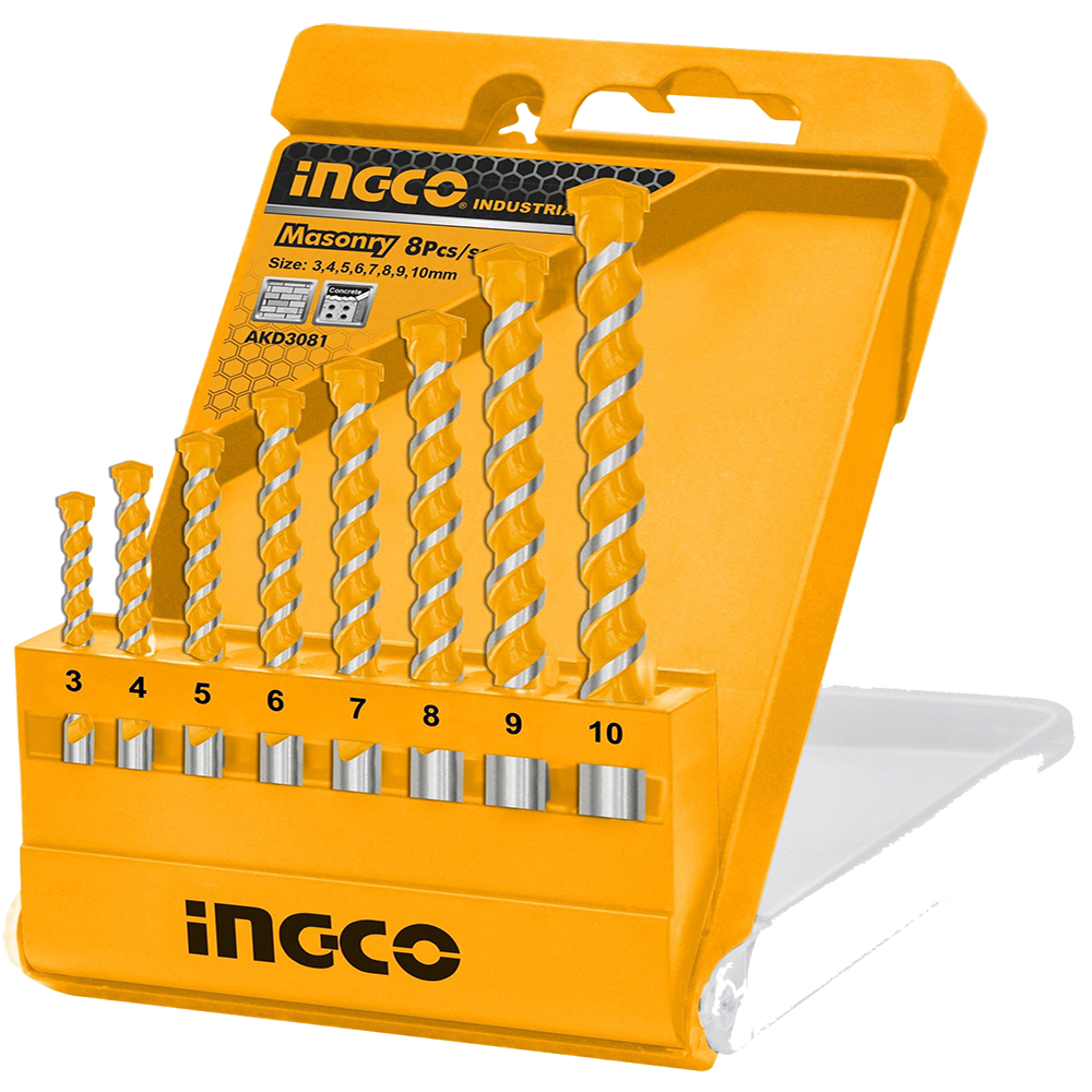 8PCS masonry drill bits set AKD3081