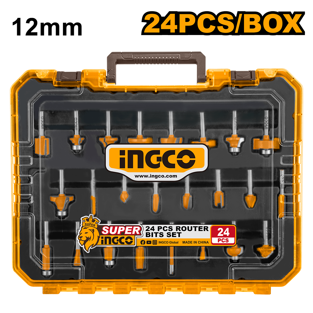 24 Pcs Router bits set AKRT24122