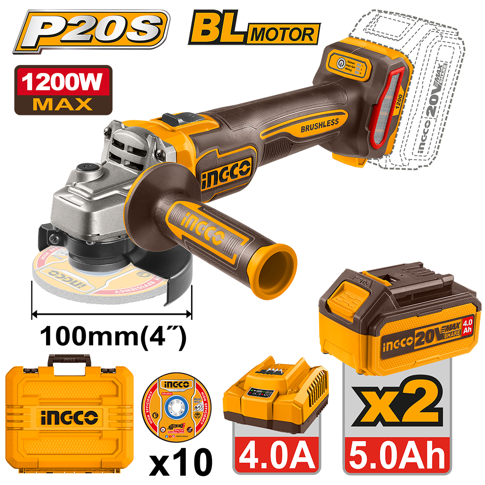 Cordless angle grinder CAGLI2210032