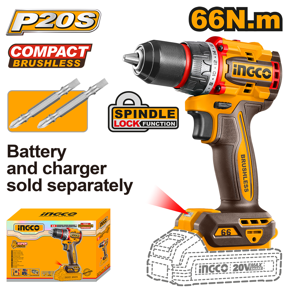 Compact Brushless Cordless Drill CDLI206681
