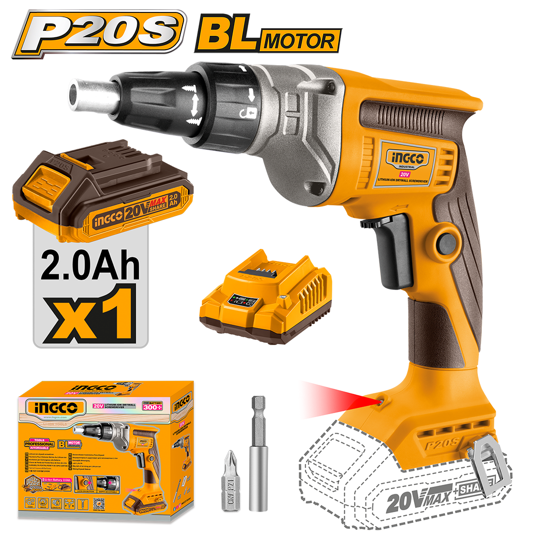 Cordless drywall screwdriver CDSLI204200