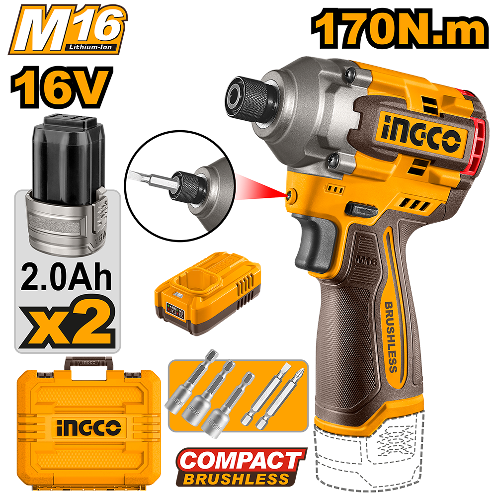 Cordless impact driver CIRLI16178