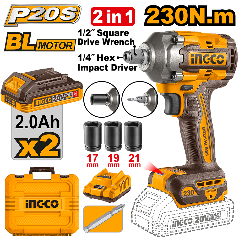 Cordless impact driver&wrench CIWLI20236