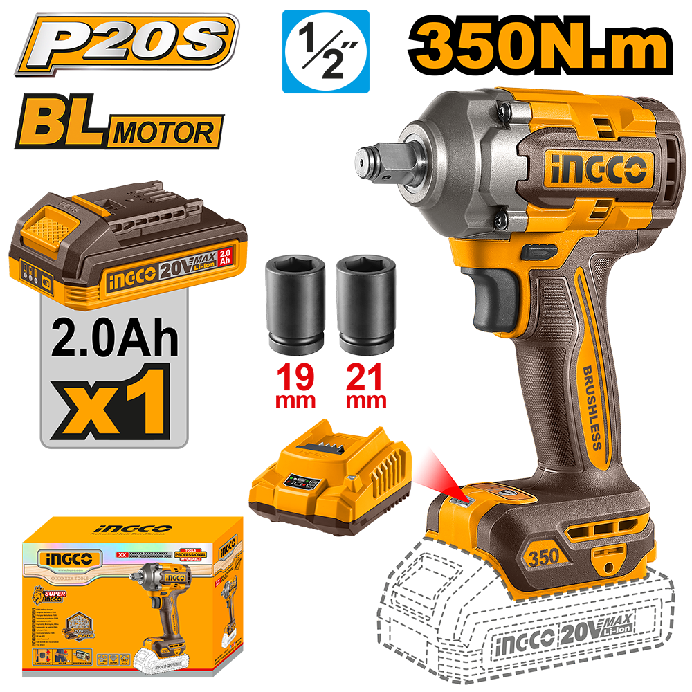 Cordless impact wrench CIWLI20351