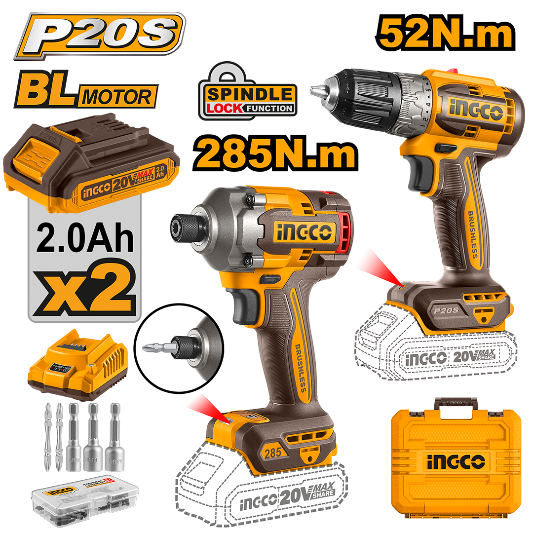 Cordless 2 pcs combo kit CKLI20272