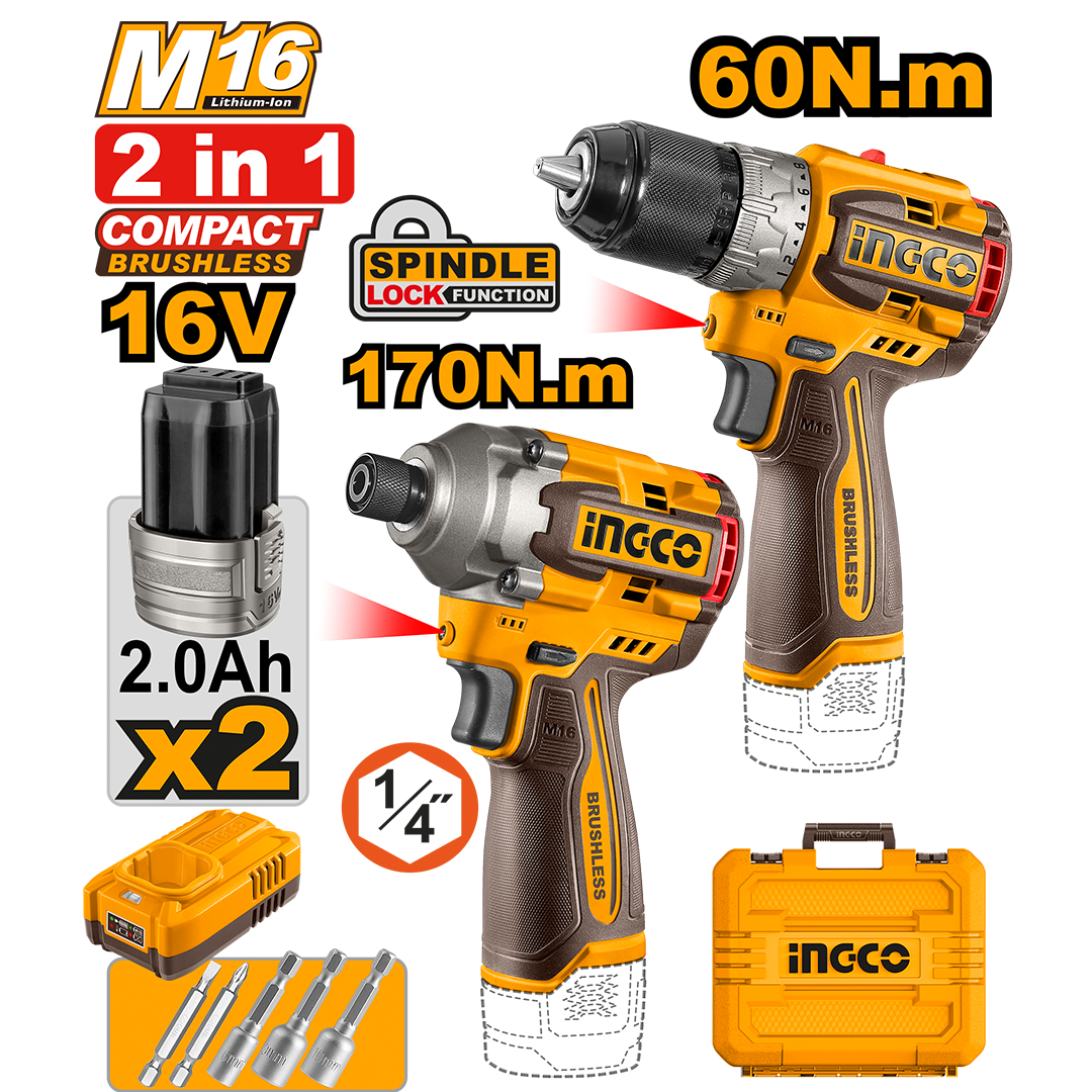 Cordless 2 pcs combo kit COSLI240968