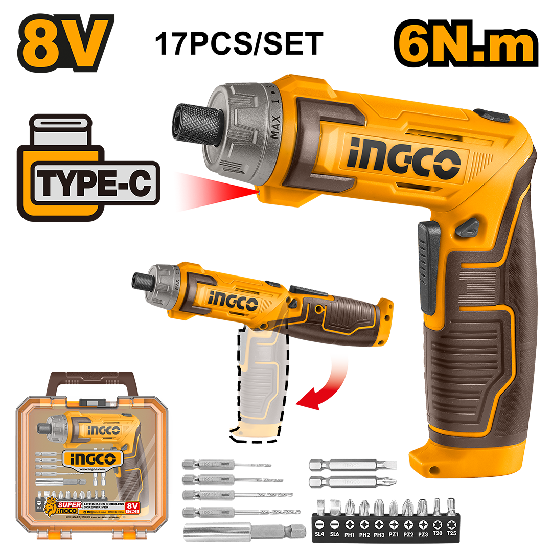 Cordless screwdriver CSDLI08025