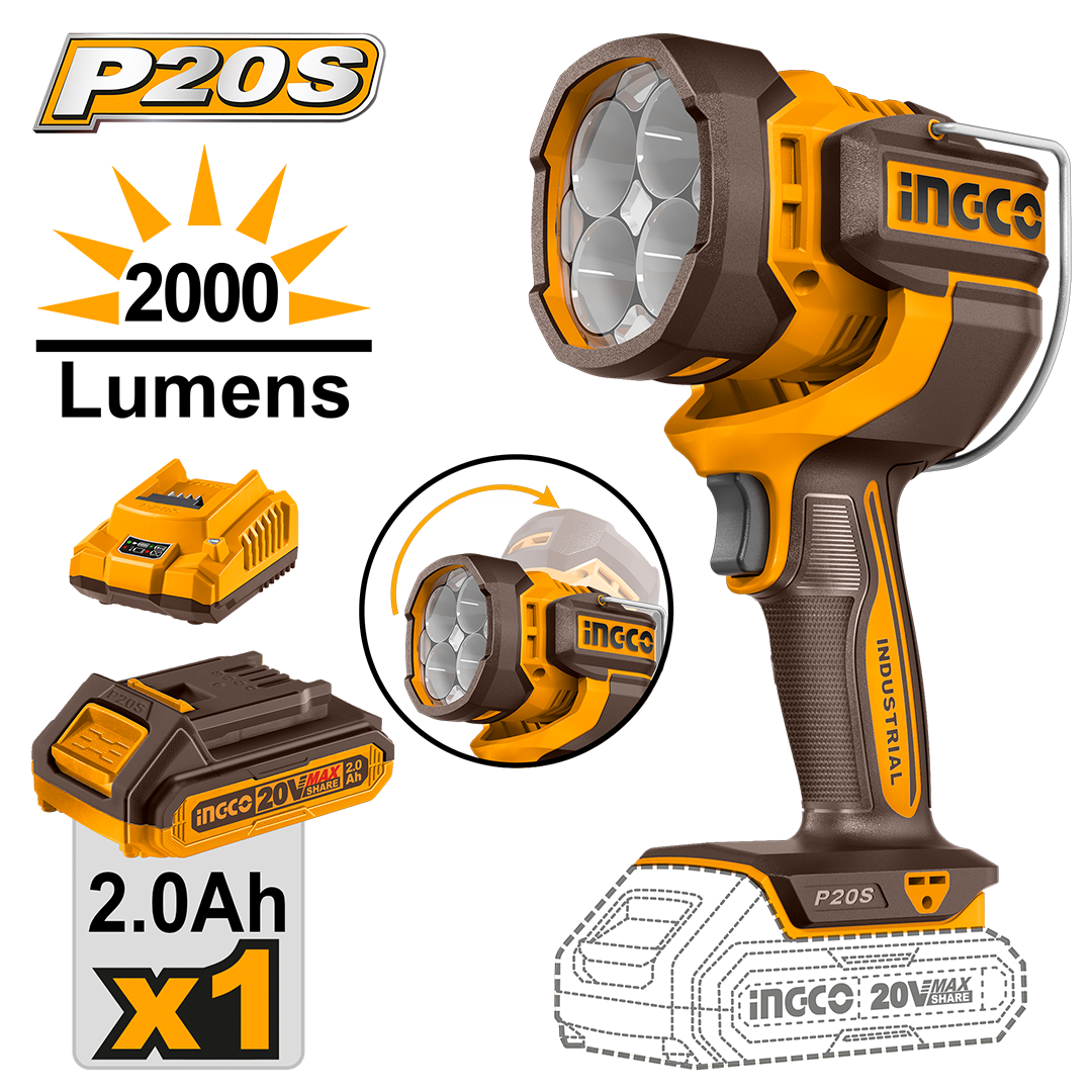 Cordless work lamp CWLI20881