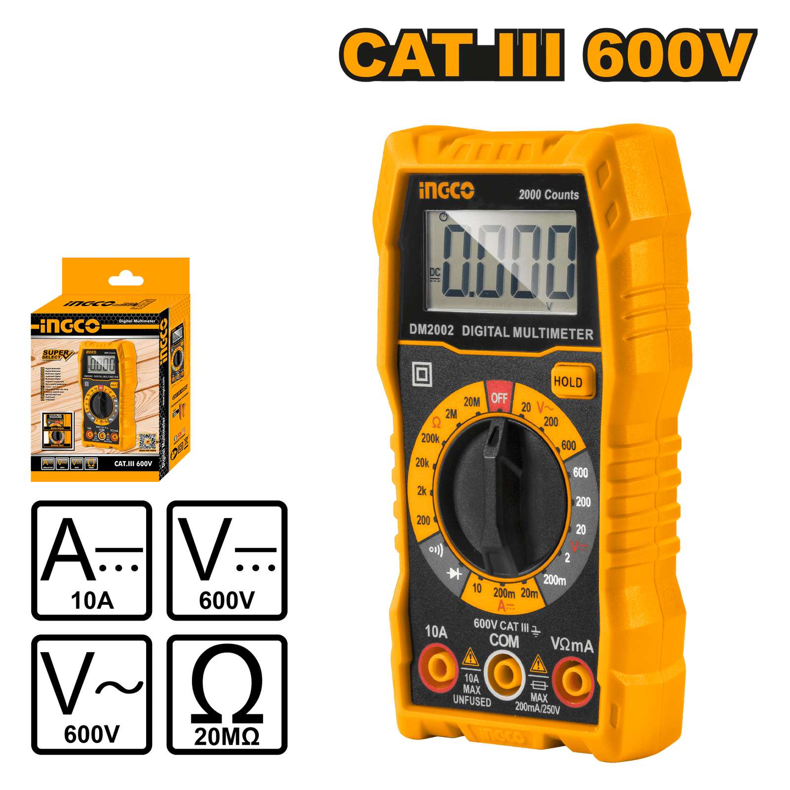 Digital Multimeter Voltage DM200