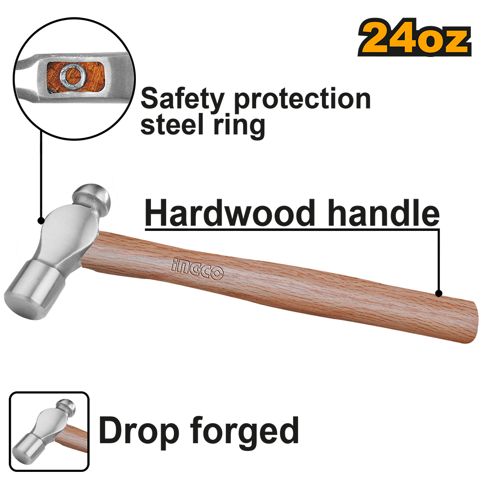 Ball pein hammer HBPH04024