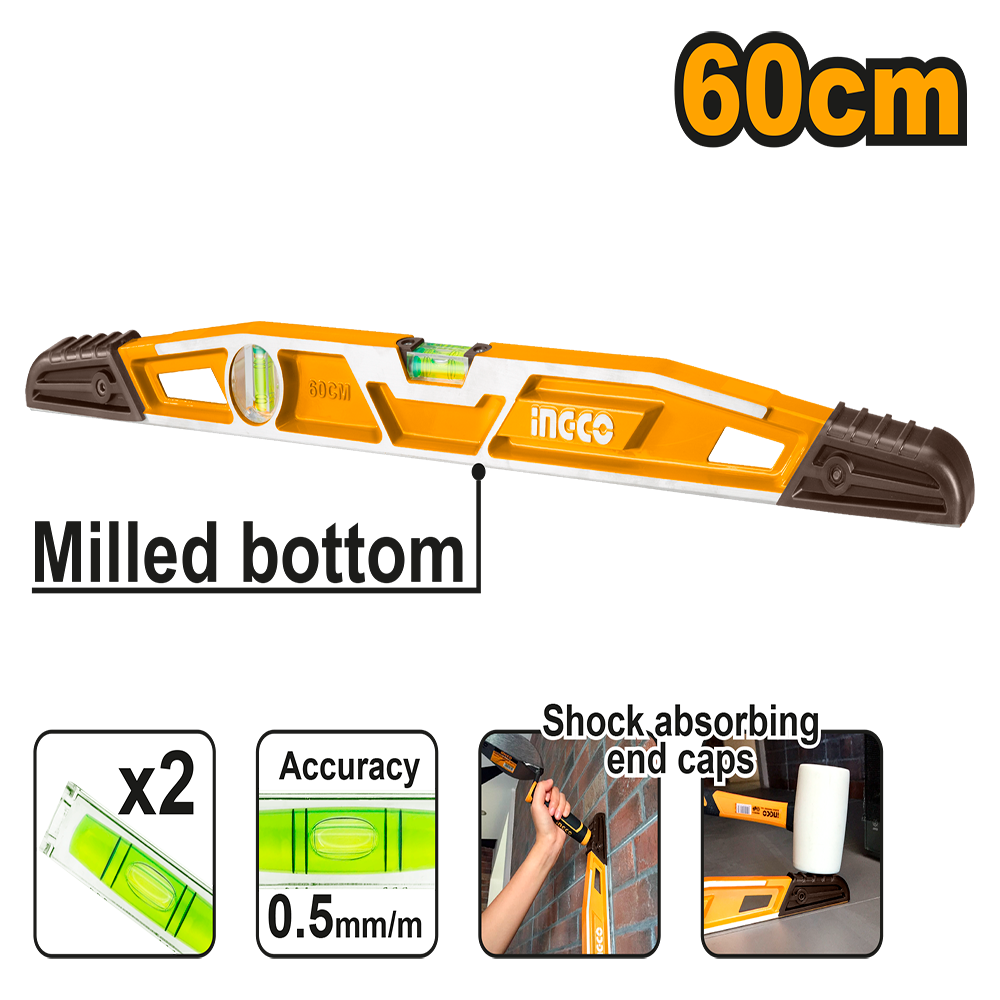 Heavy-duty mason's level HBSL08060