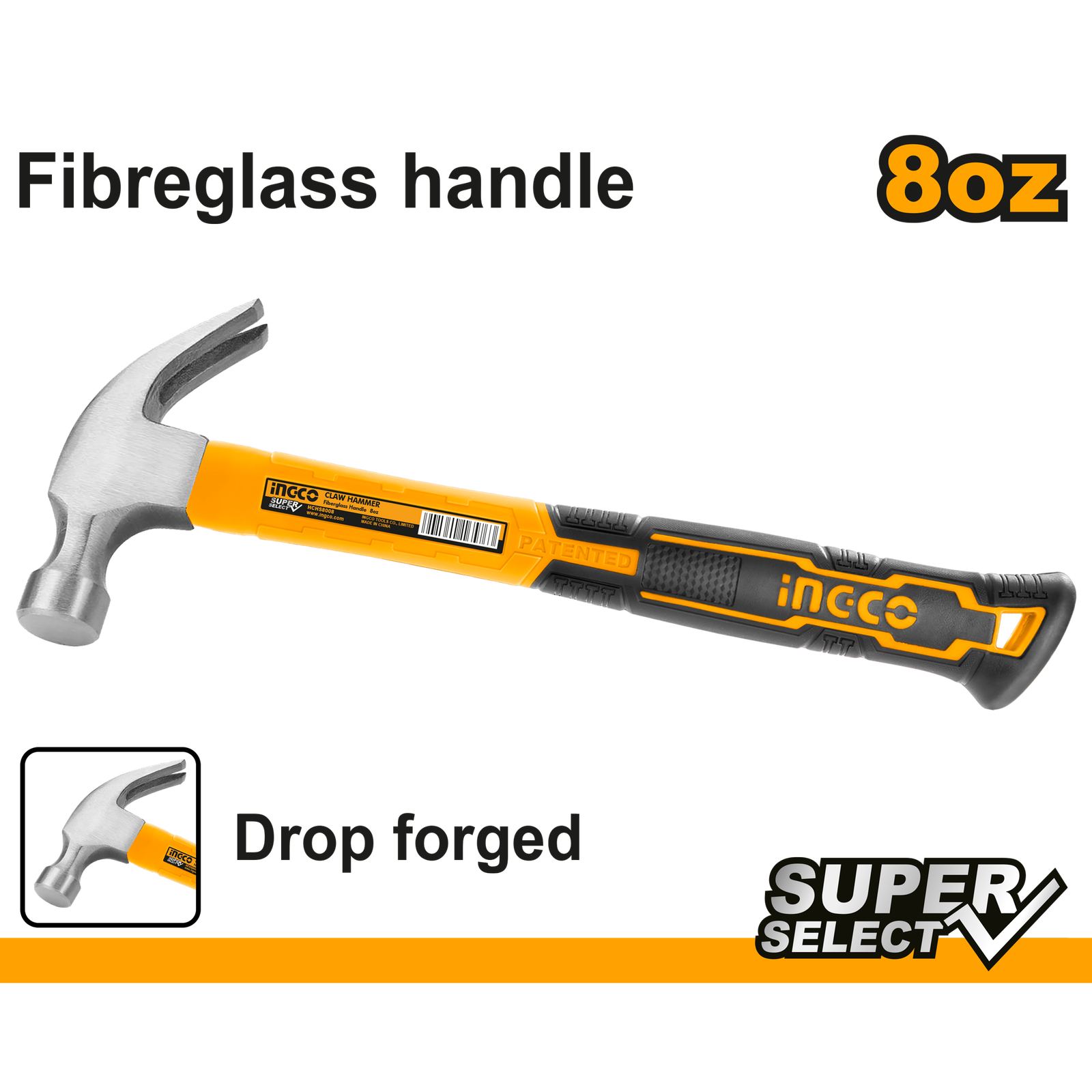 Claw Hammer 8oz HCHS8008