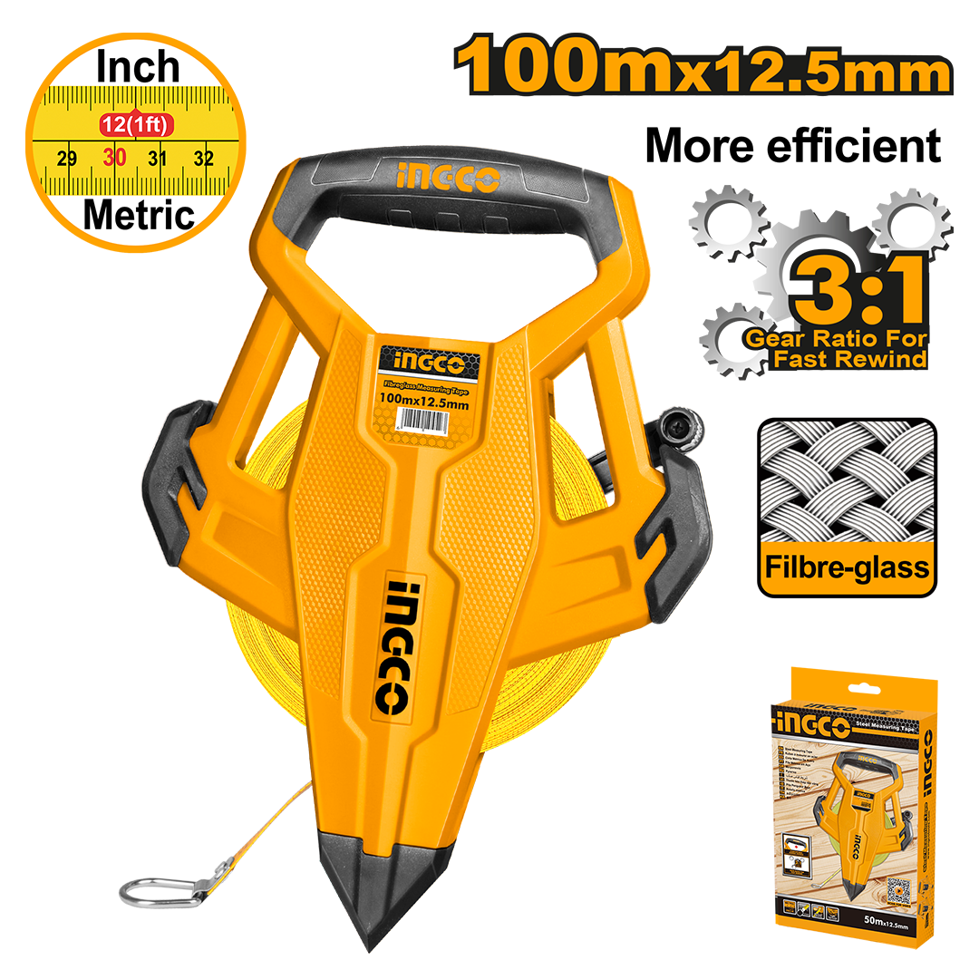 Fibreglass measuring tape HFMT83100
