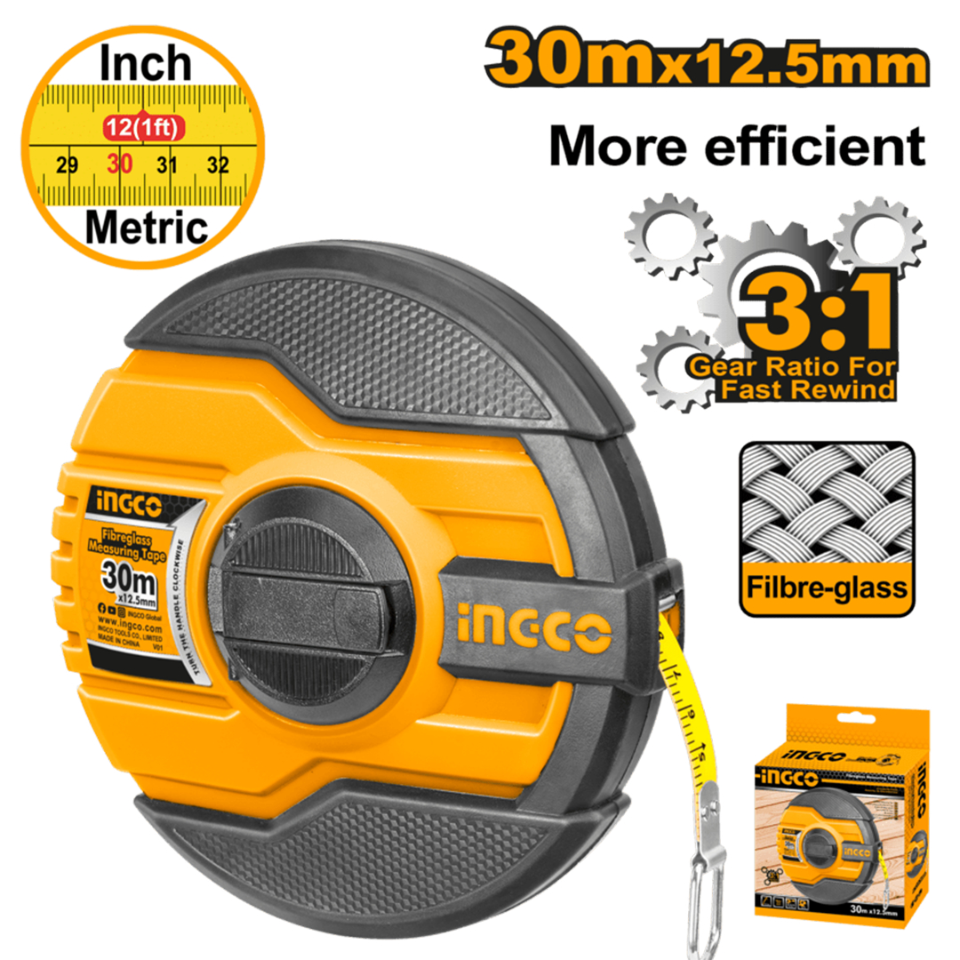Fibreglass measuring tape HFMT8330