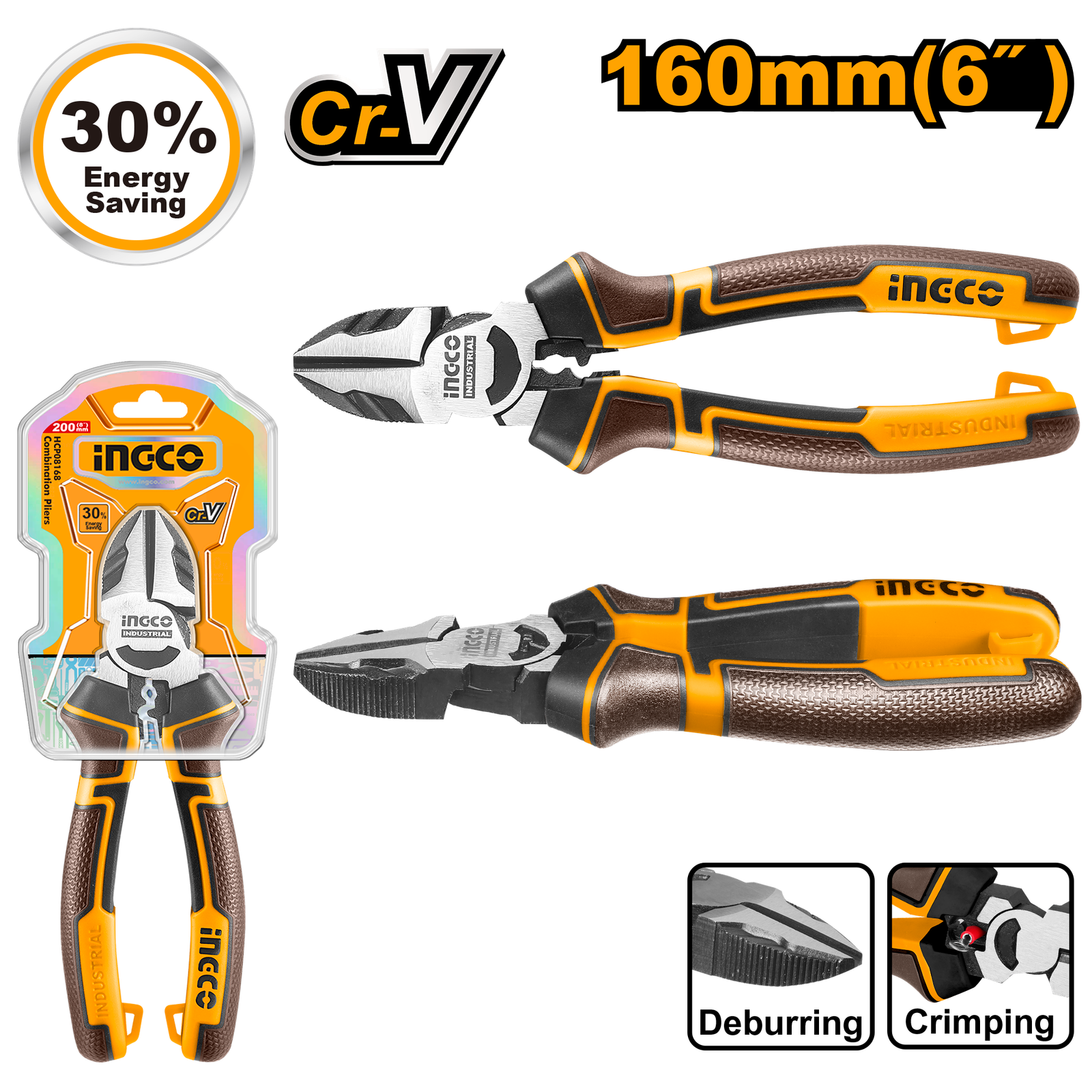 High Leverage Diagonal Cutting Pliers 6"/160mm HHLDCP28160