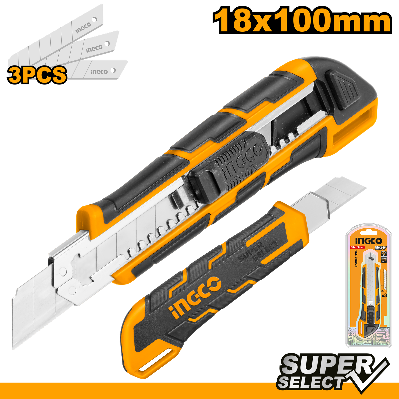 Snap-Off Blade Knife 18*100mm HKNS28035