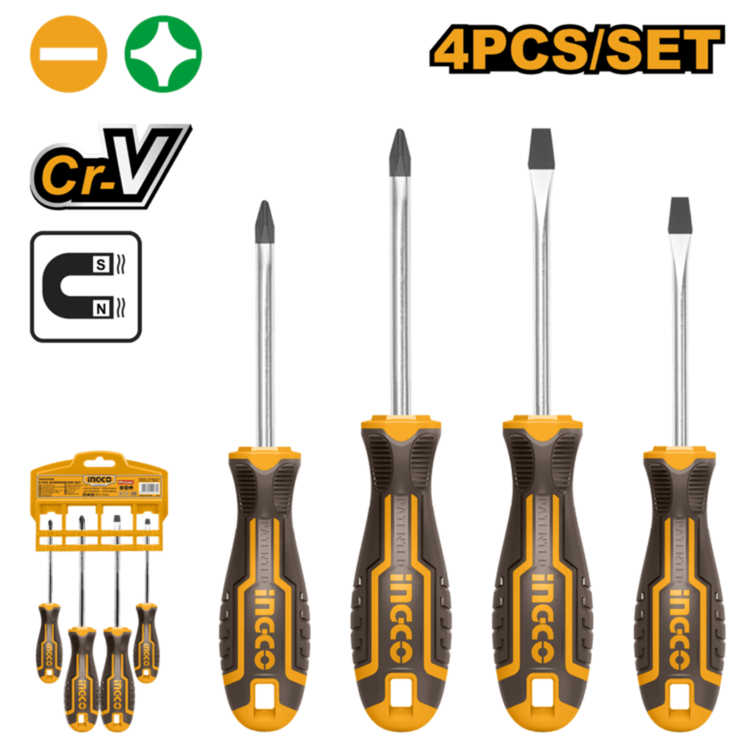 4 pcs screwdriver set HKSD0428
