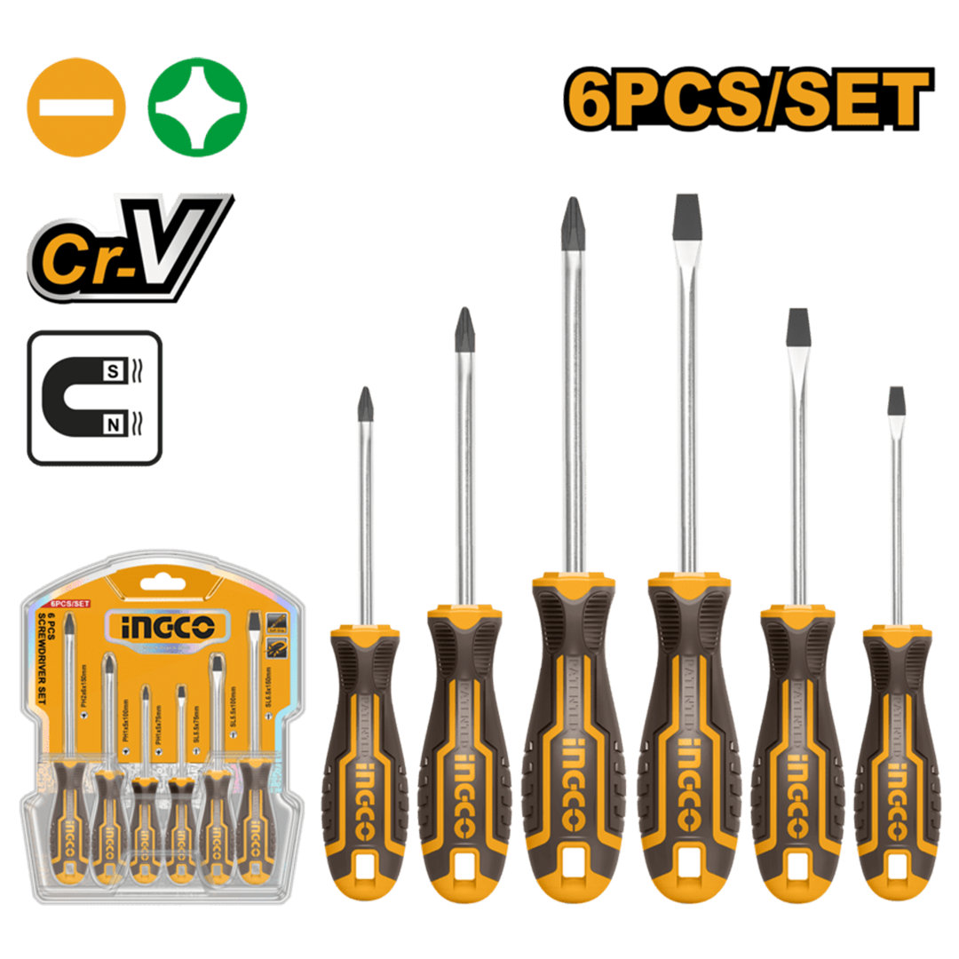 6 pcs screwdriver set HKSD0628