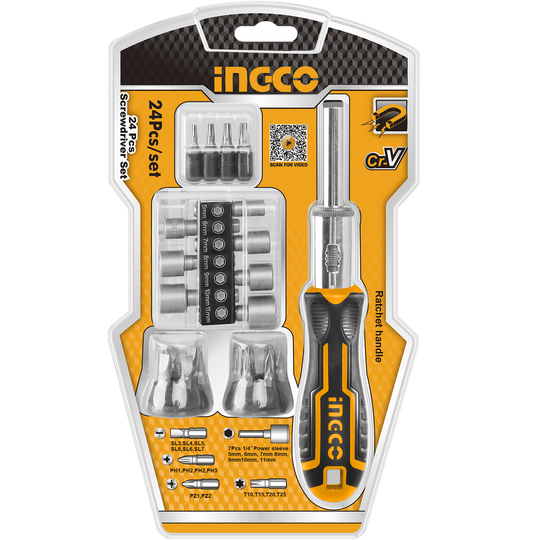 24 Pcs screwdriver set  HKSDB0248