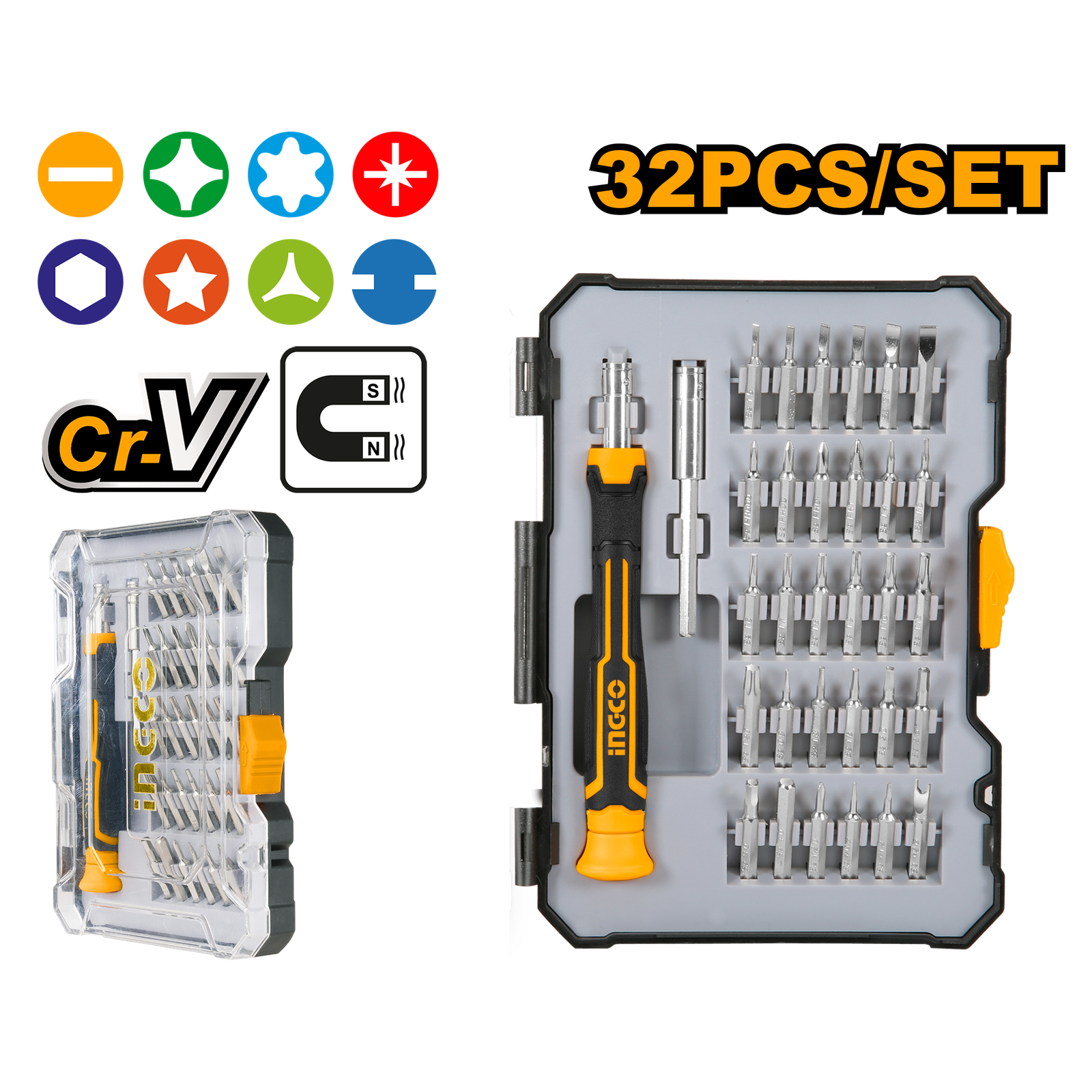32Pcs Precision Screwdriver Set  HKSDB0348