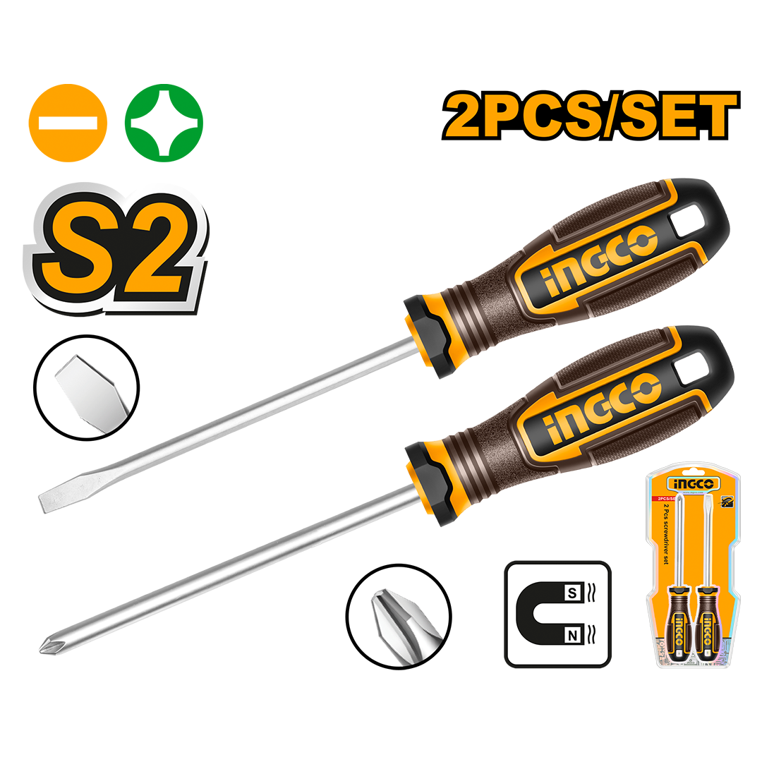 2 Pcs screwdriver set HKSDS0228