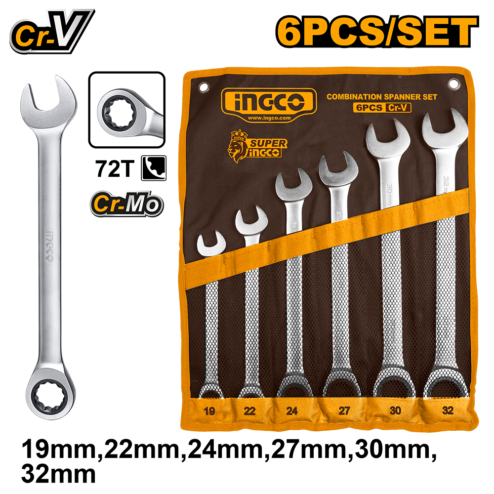 Ratchet spanner set HKSPAR1061