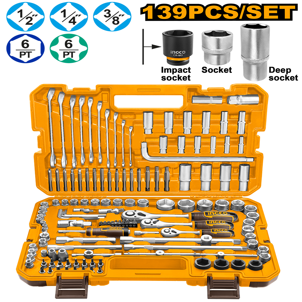 139 Pcs combination tools set HKTHP21391