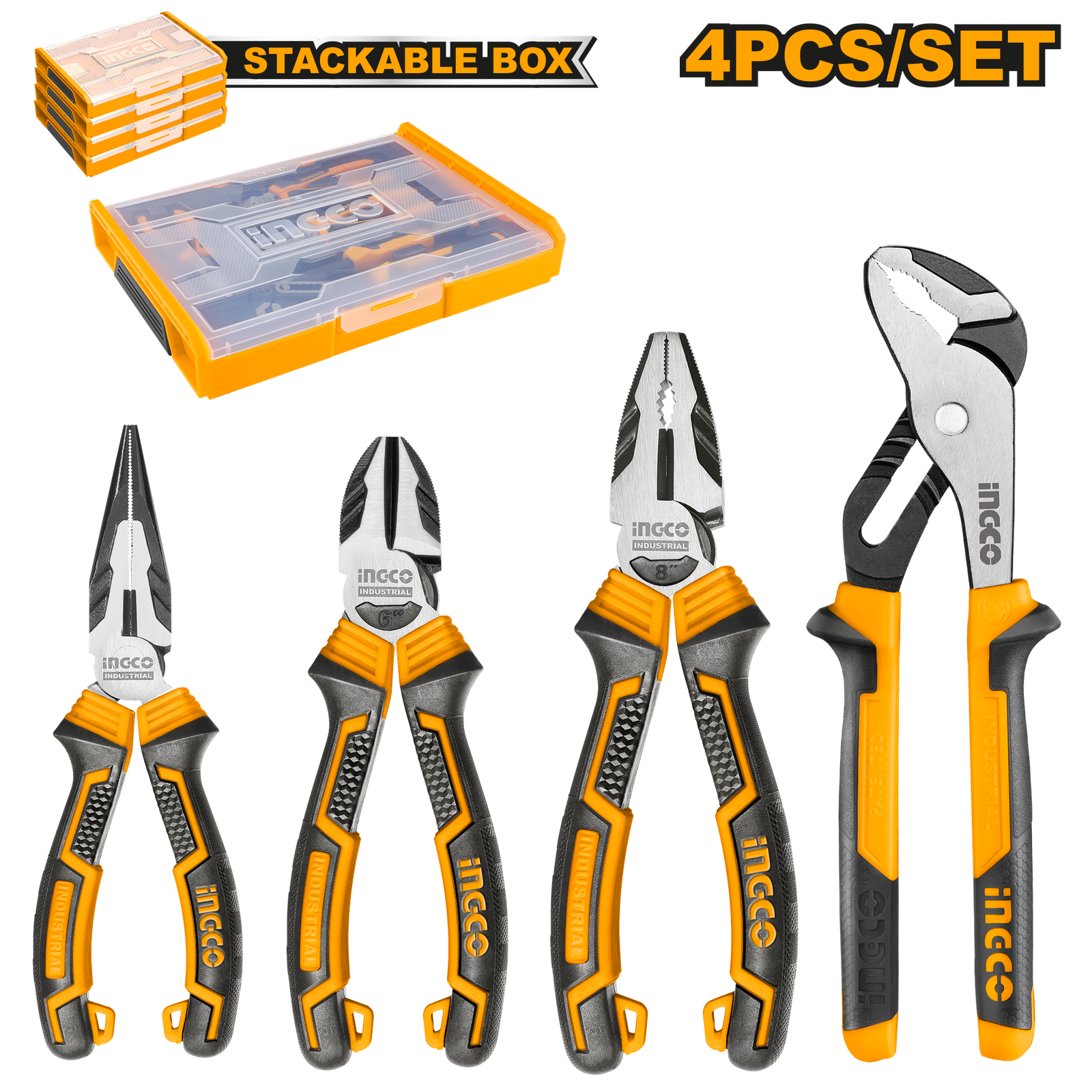 4 Pcs Pliers Set  HKTV01P042