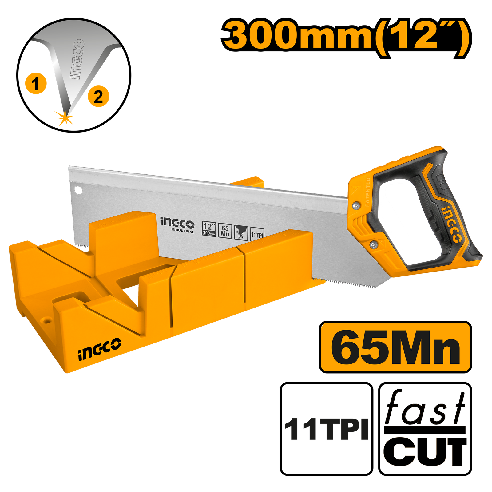 Mitre Box And Back Saw Set  HMBS3008