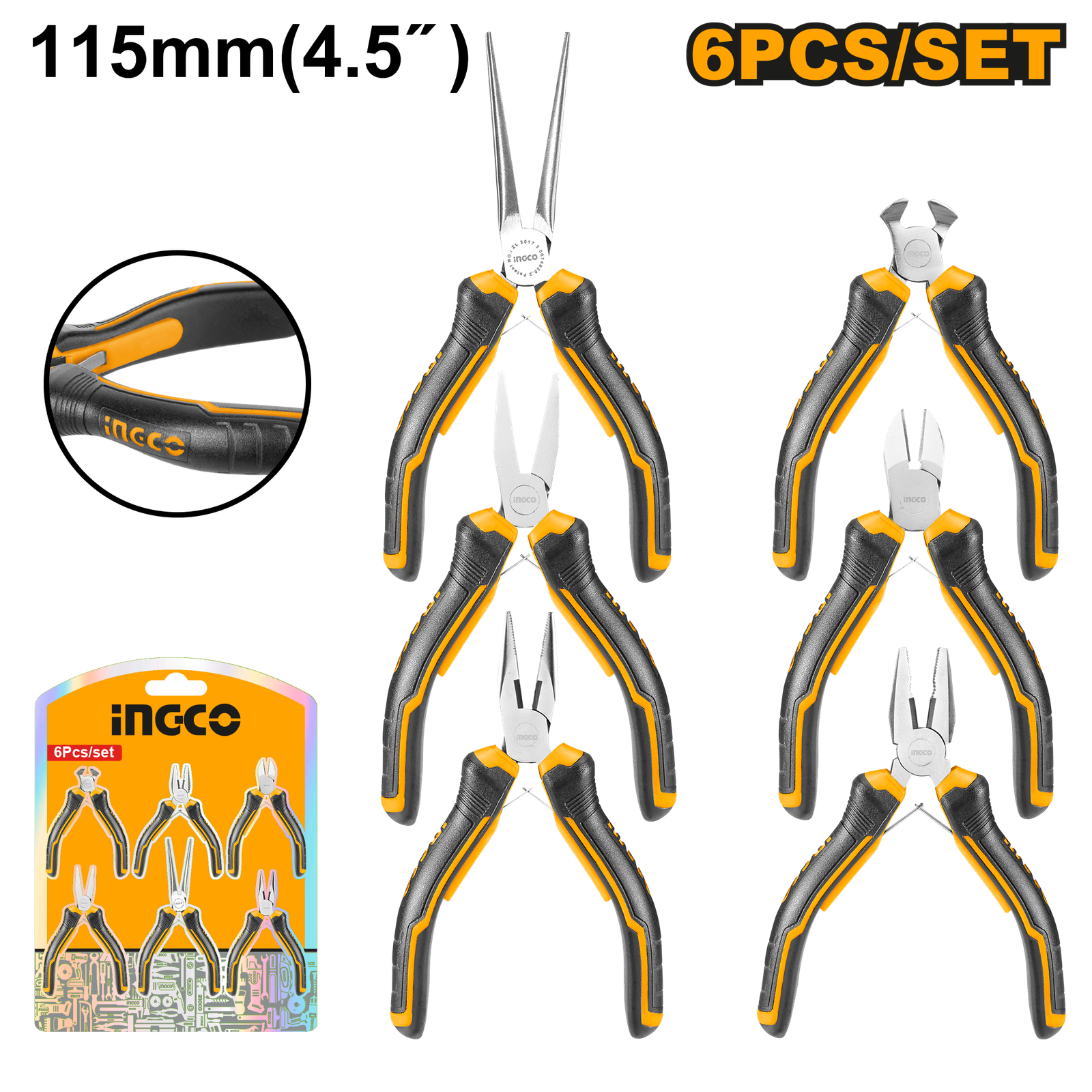 6Pcs Mini Pliers Set  HMPS06115
