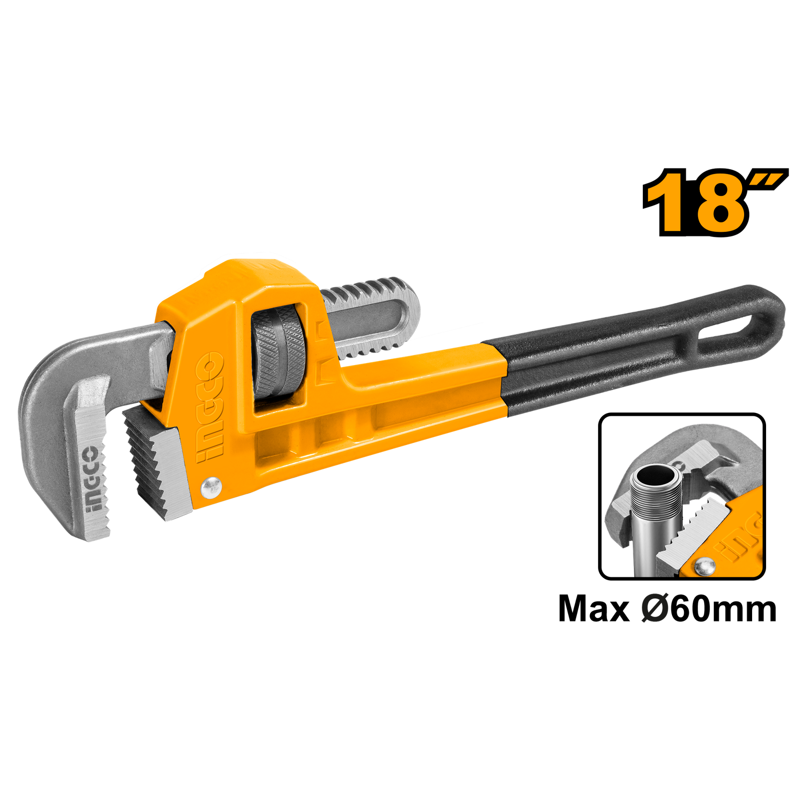 Pipe Wrench 18"/60mm  HPW18182