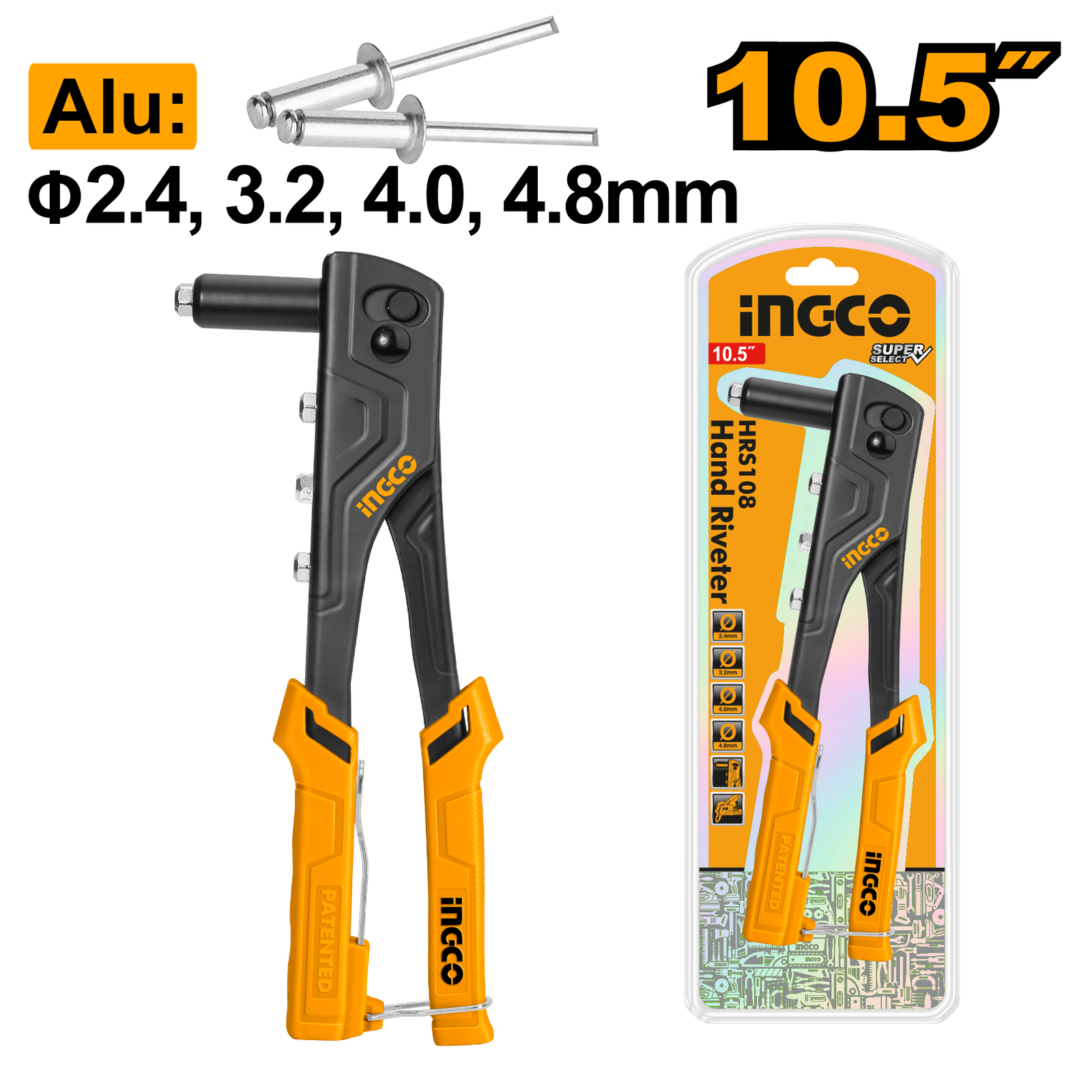 Hand Riveter 10.5"  HRS108