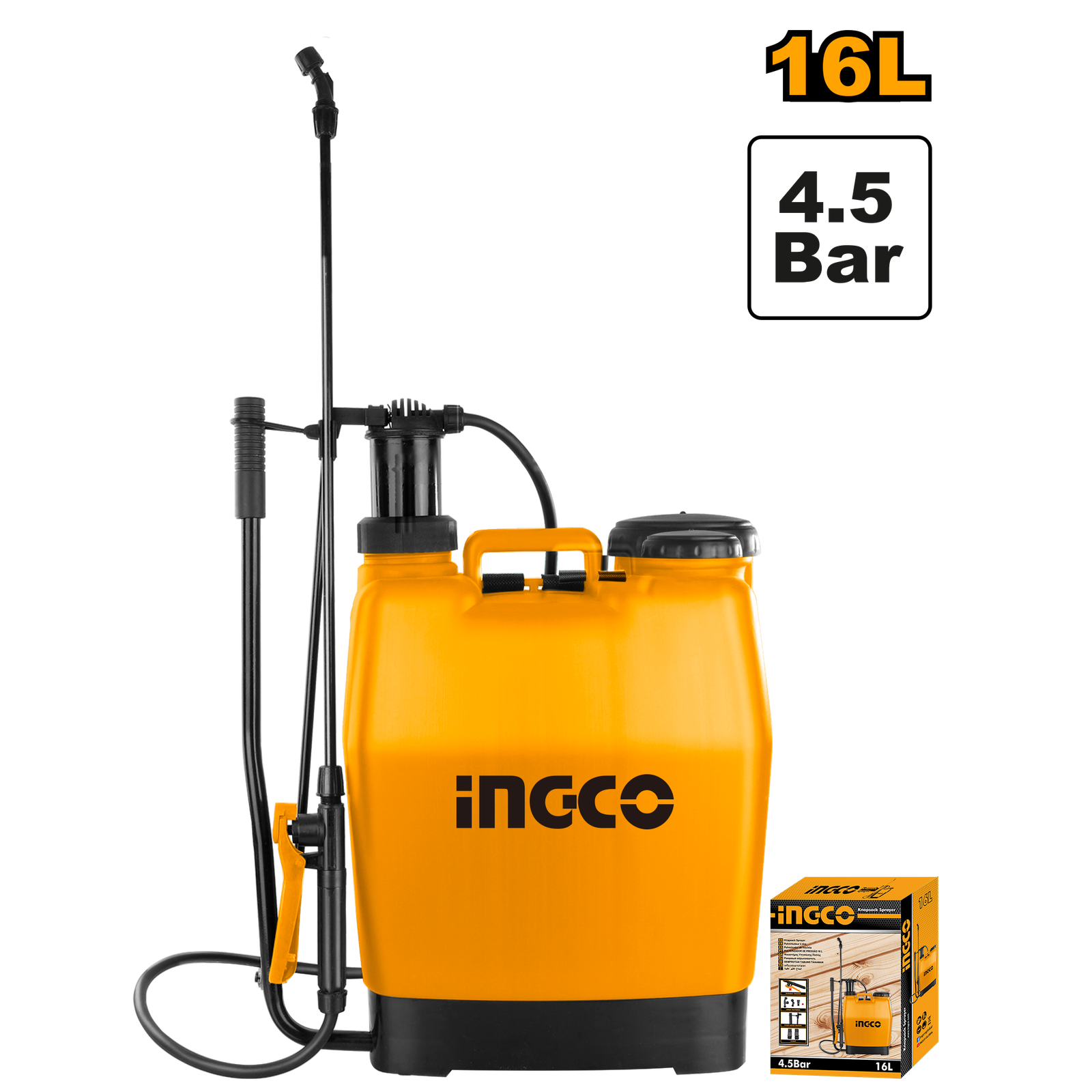 Knapsack Sprayer Pressure 16L HSPP4161