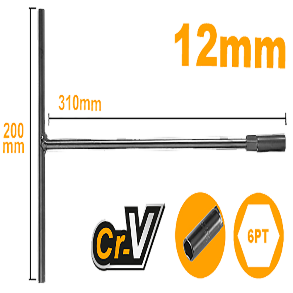 Ingco T-Handle socket wrench HTSWB1208