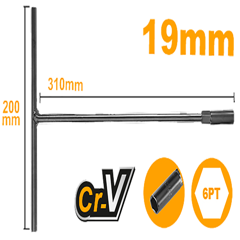 T-Handle socket wrench HTSWB1908