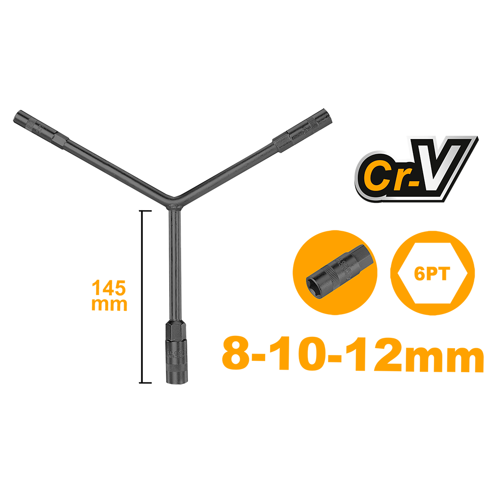 Ingco Y-Type Socket Wrench HYSWB081012