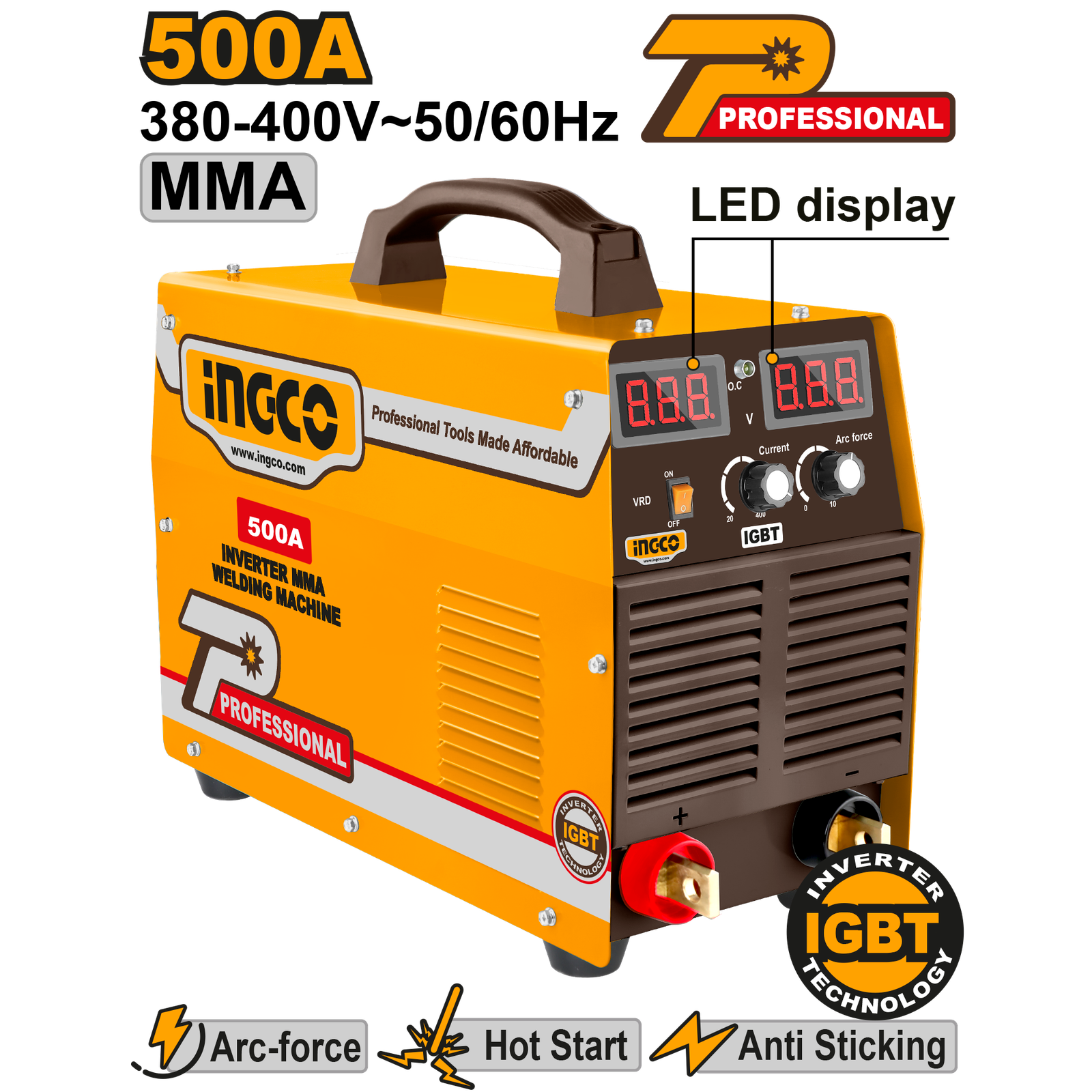 Inverter Mma Welding Machine 500A ING-MMA5008